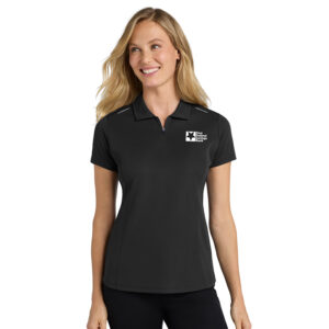 Port Authority Women’s Pinpoint Mesh Zip Polo L580