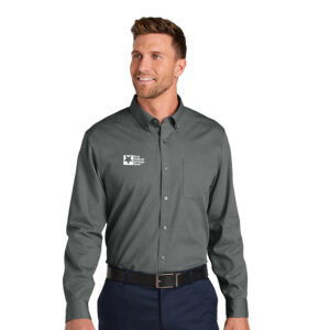 Port Authority Long Sleeve Nailhead Easy Care Shirt W816